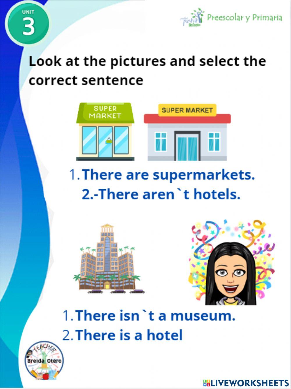 There isn-t and there aren-t