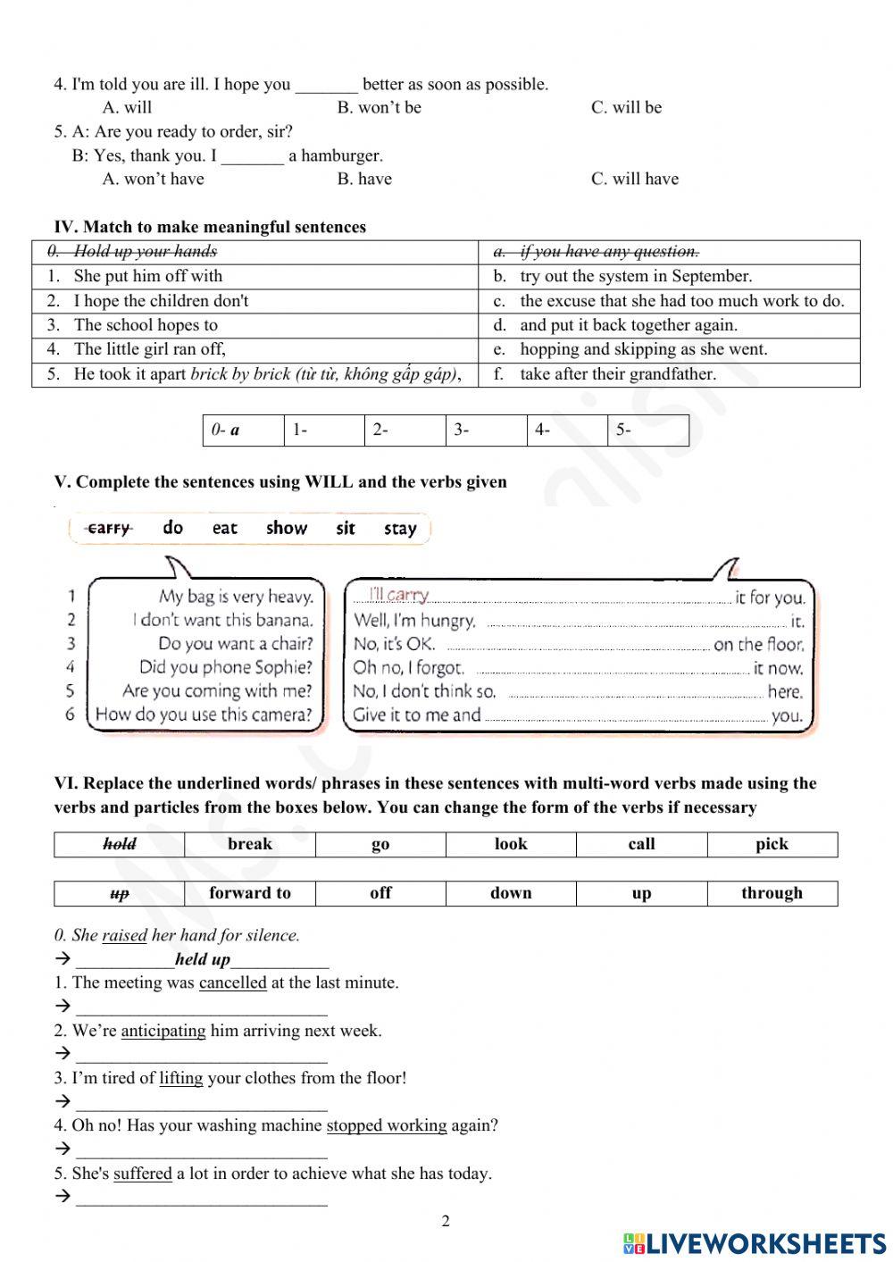 Viet Teacher-S6-WEEK 13-U4-GRAMMAR REVISION