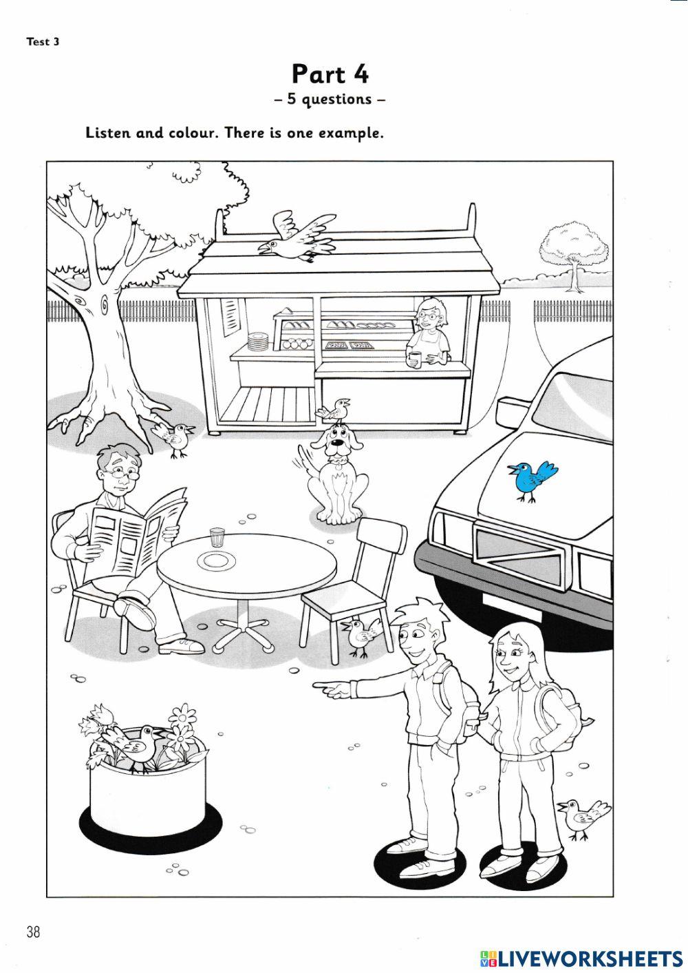 Starters 1 - Test 3 Listening