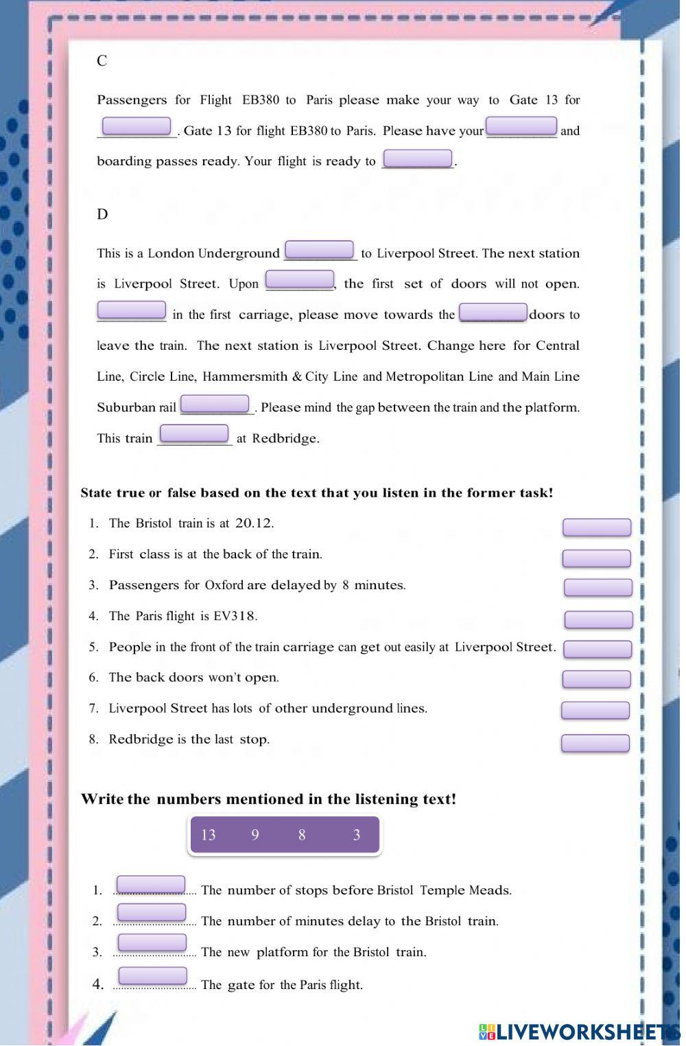 Exercise 1 KD 3.5-Announcement