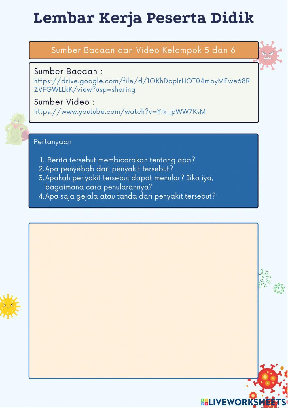 LKPD - Peranan Virus Fase E4 (PPL PPG Prajabatan 2022)