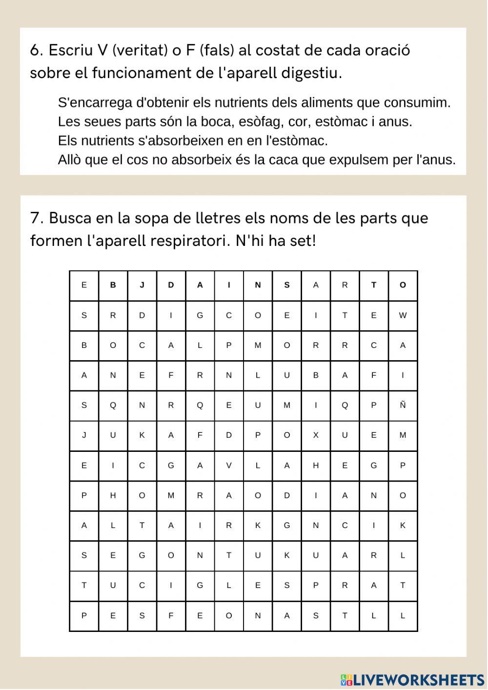 Les funcions vitals de les persones