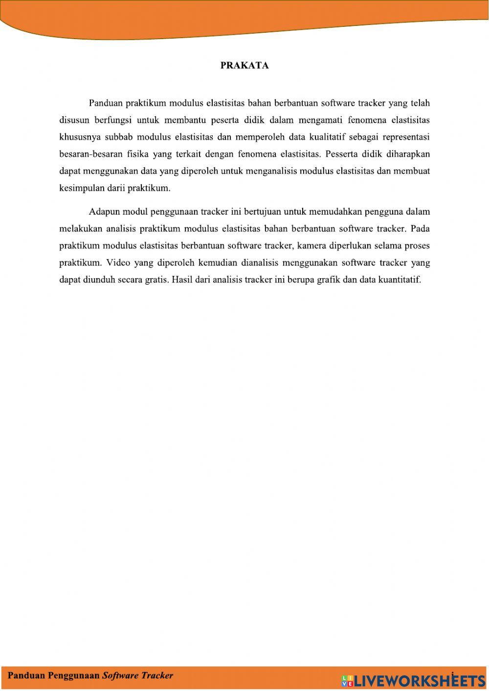 Panduan penggunaan tracker