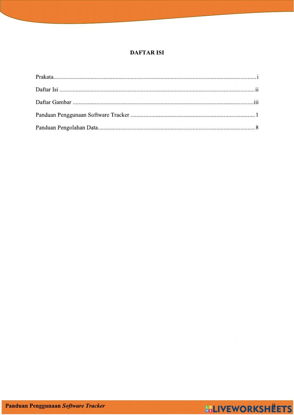 Panduan penggunaan tracker