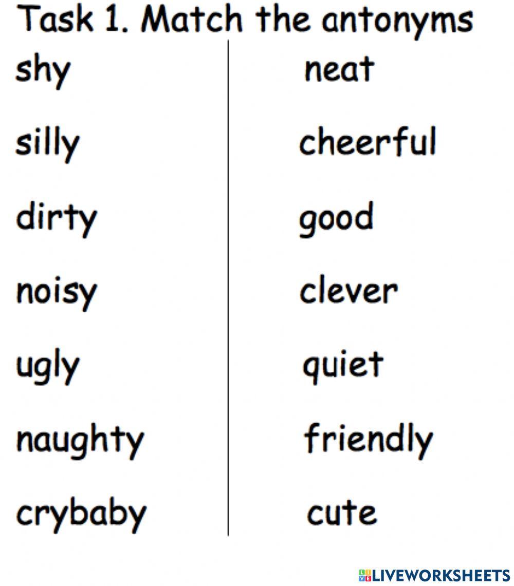 Antonyms