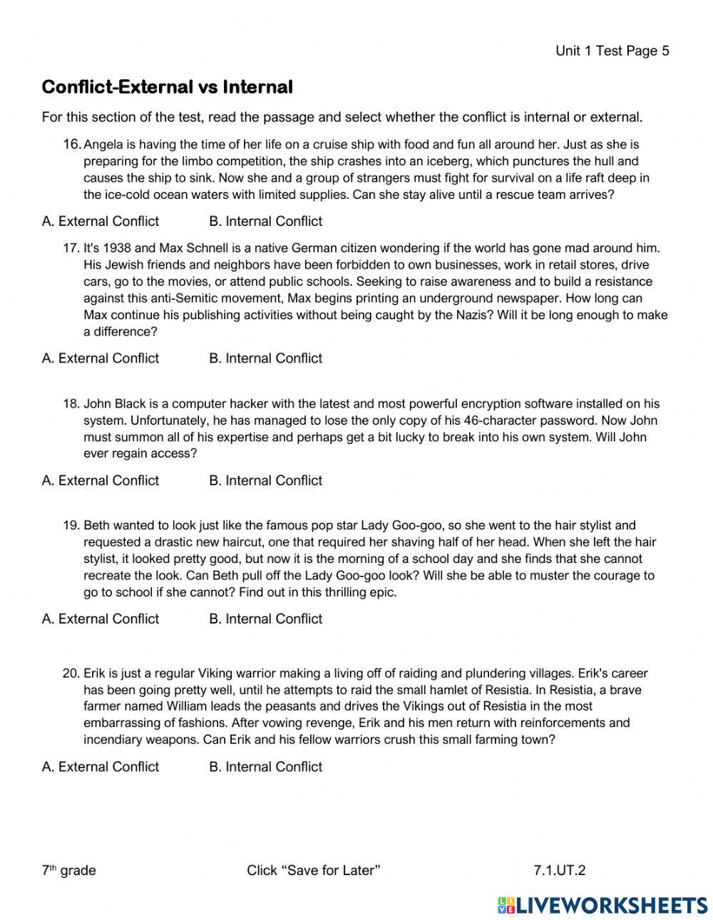 Unit 1 test Modified