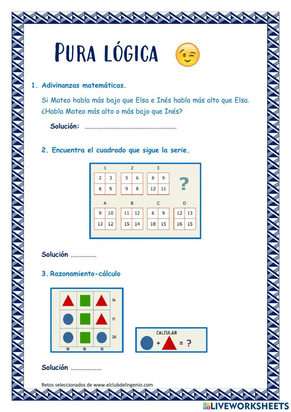 Retos matemáticos Retos matemáticos