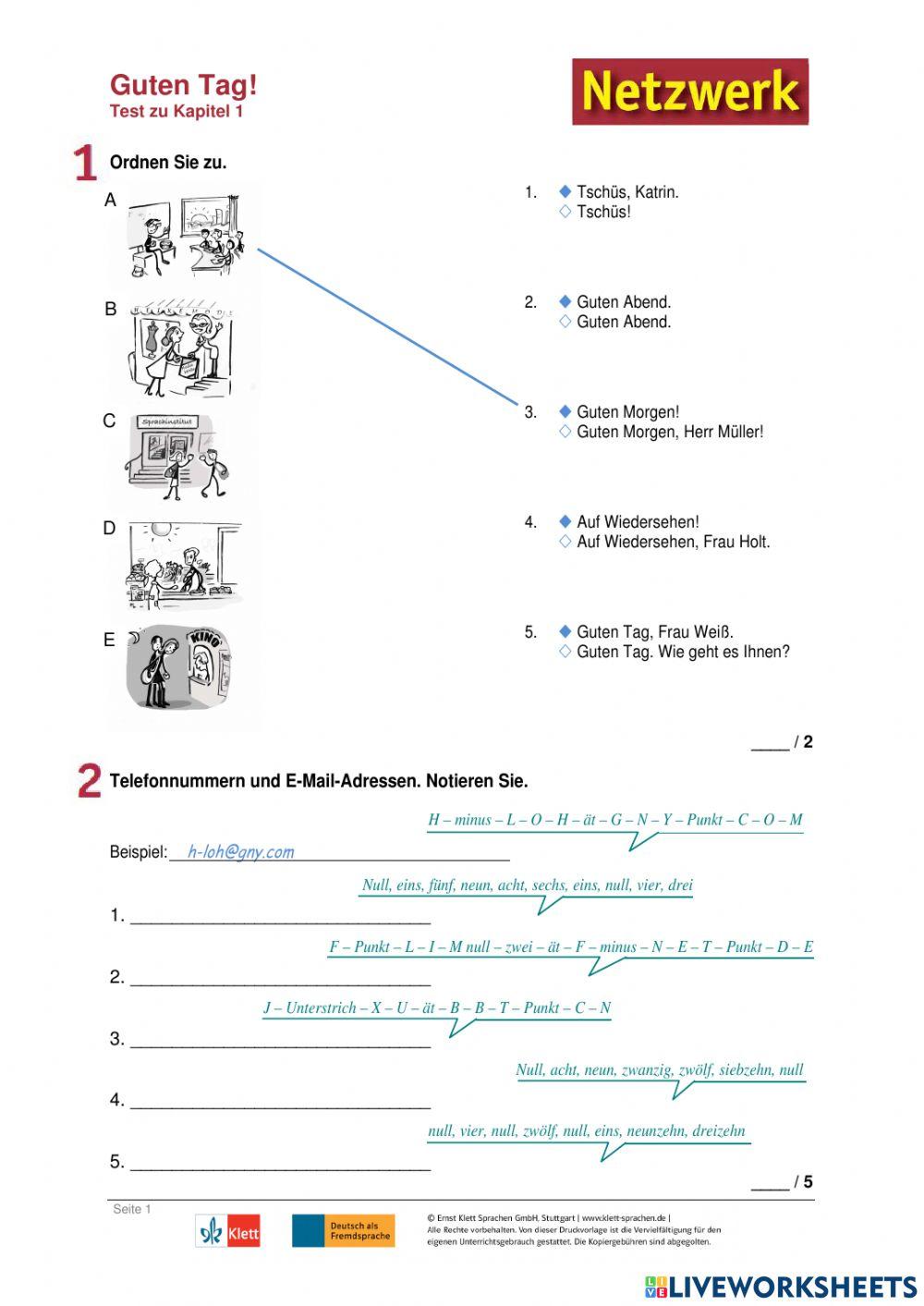 Test 1 Netzwerk A1