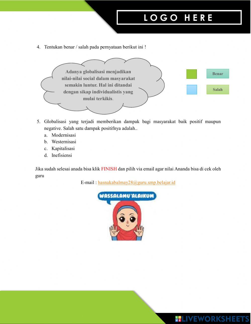 Ulangan harian semua soal REVISI