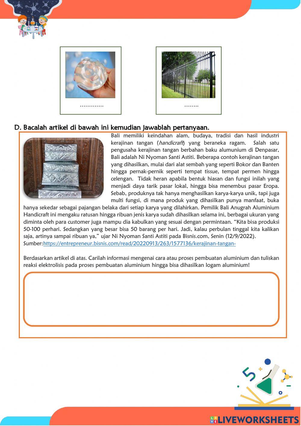 LKPD Unsur Periode 3 dan Logam Transisi (Periode 4)