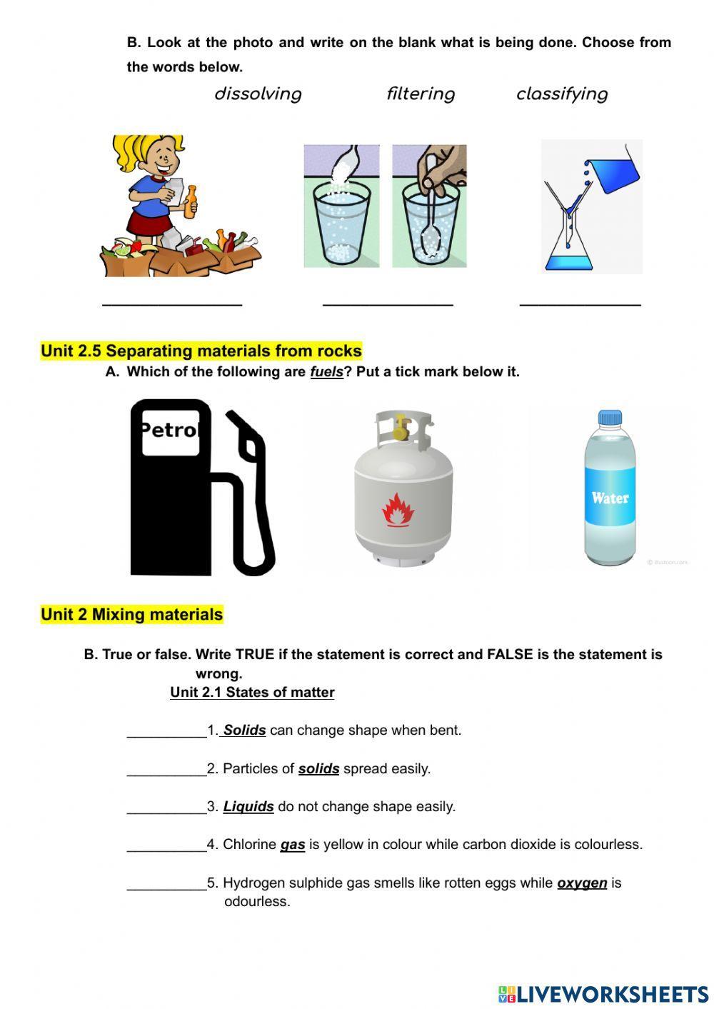 Unit 2 - Revision Test