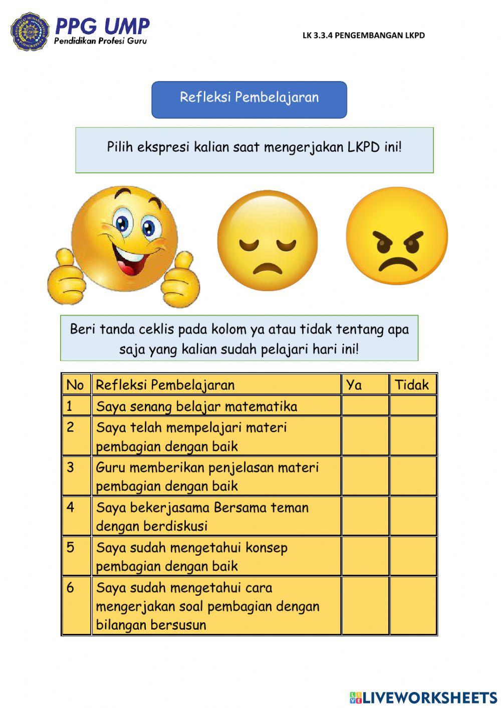 Operasi Hitung Pembagian