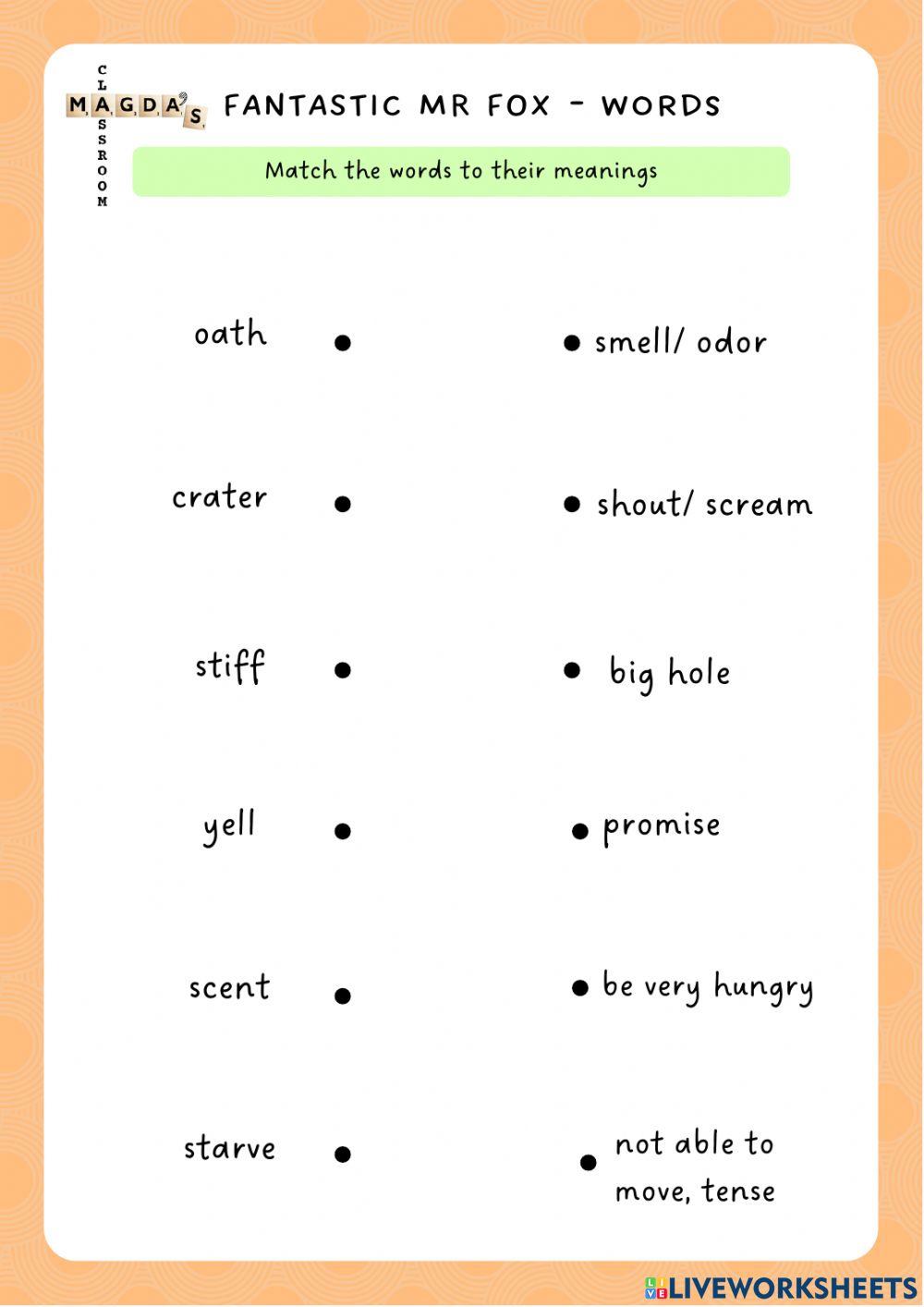 Fantastic Mr Fox - Quiz 3