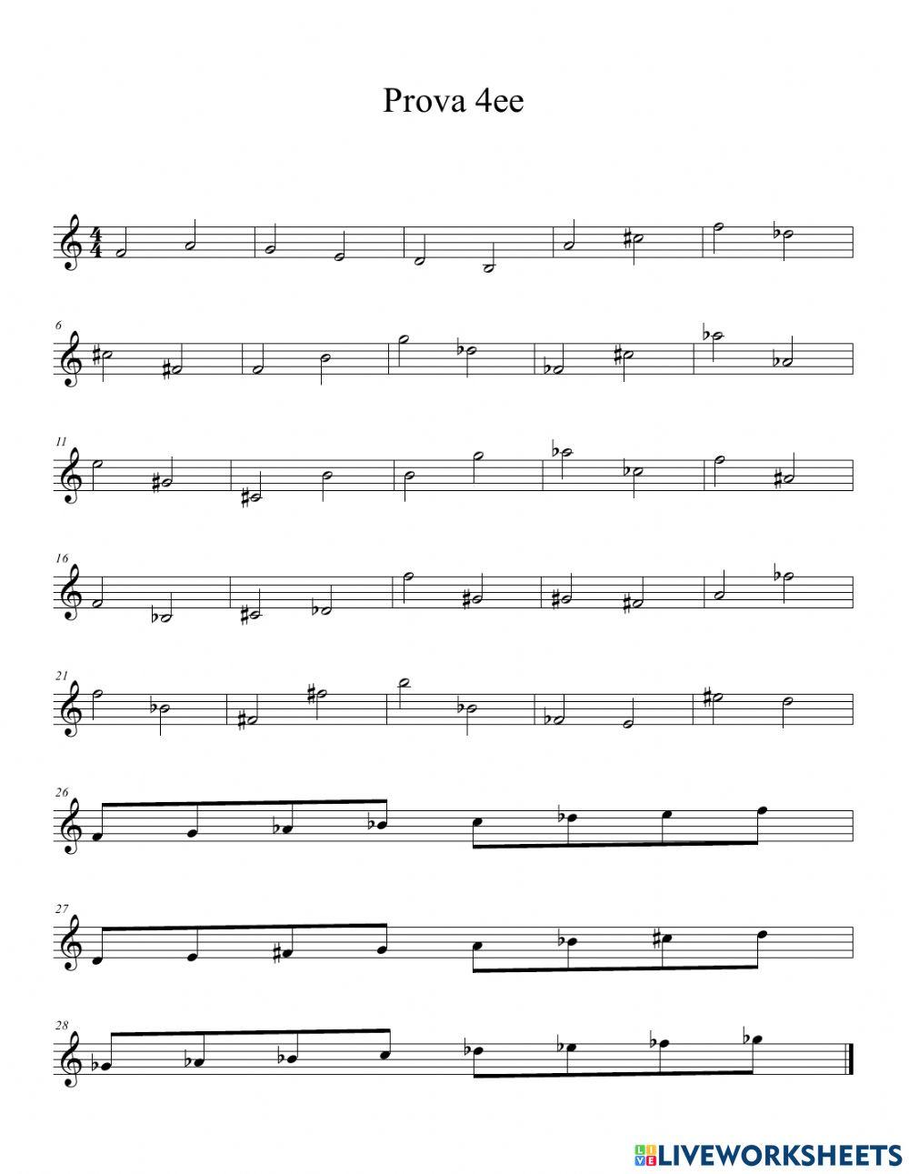 Intervals i escales 4ee