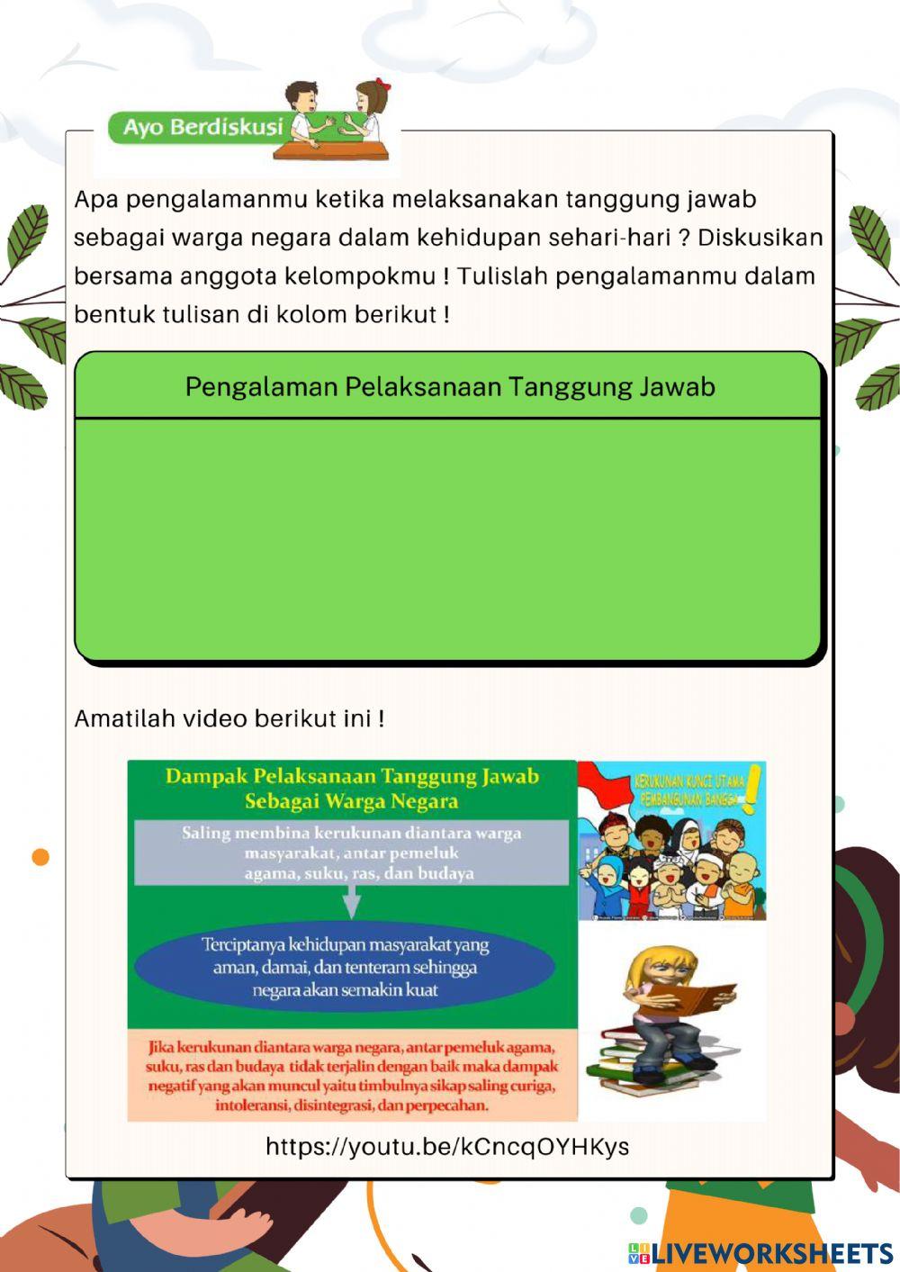 LKPD PKN Kelas VI (Hak, Kewajiban, dan Tanggung Jawab)