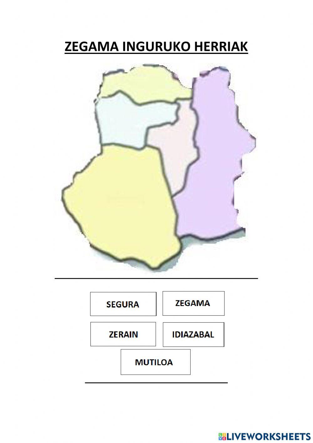 Zegama ondoko herriak