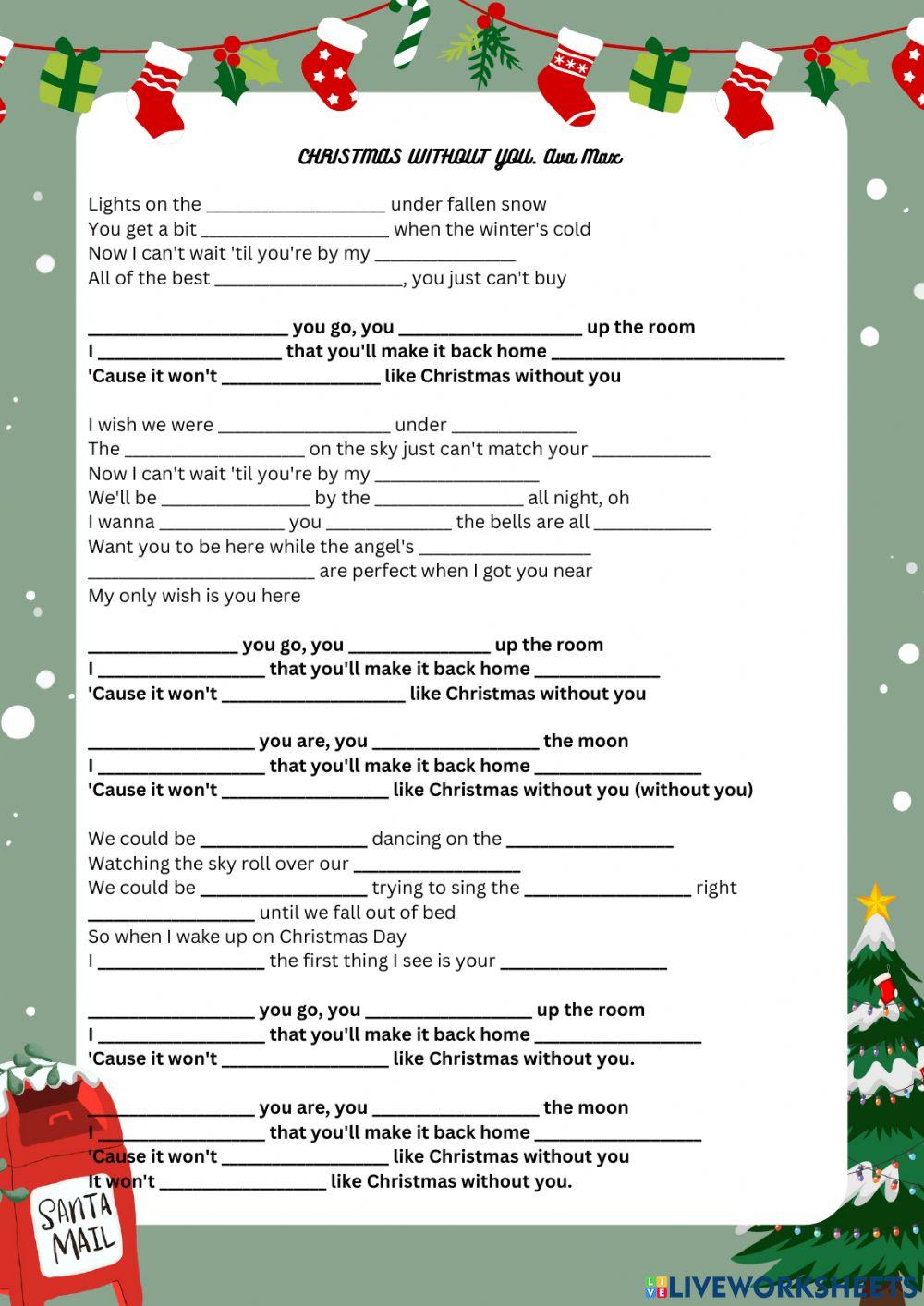 Christmas without you