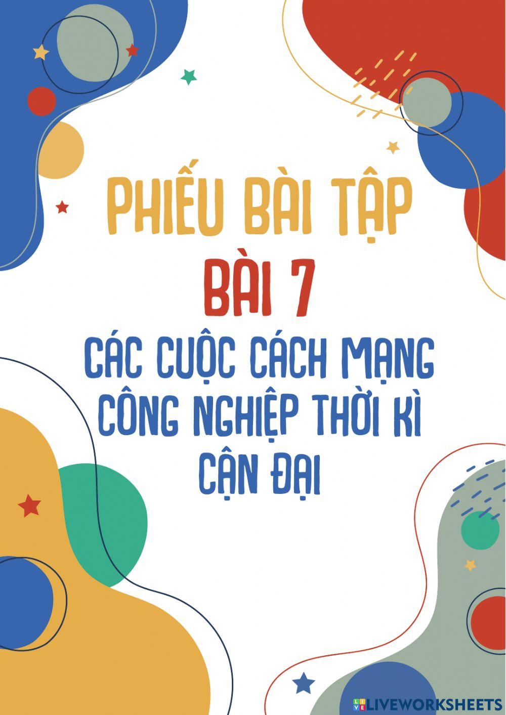 Phiếu bài tập-bài 7