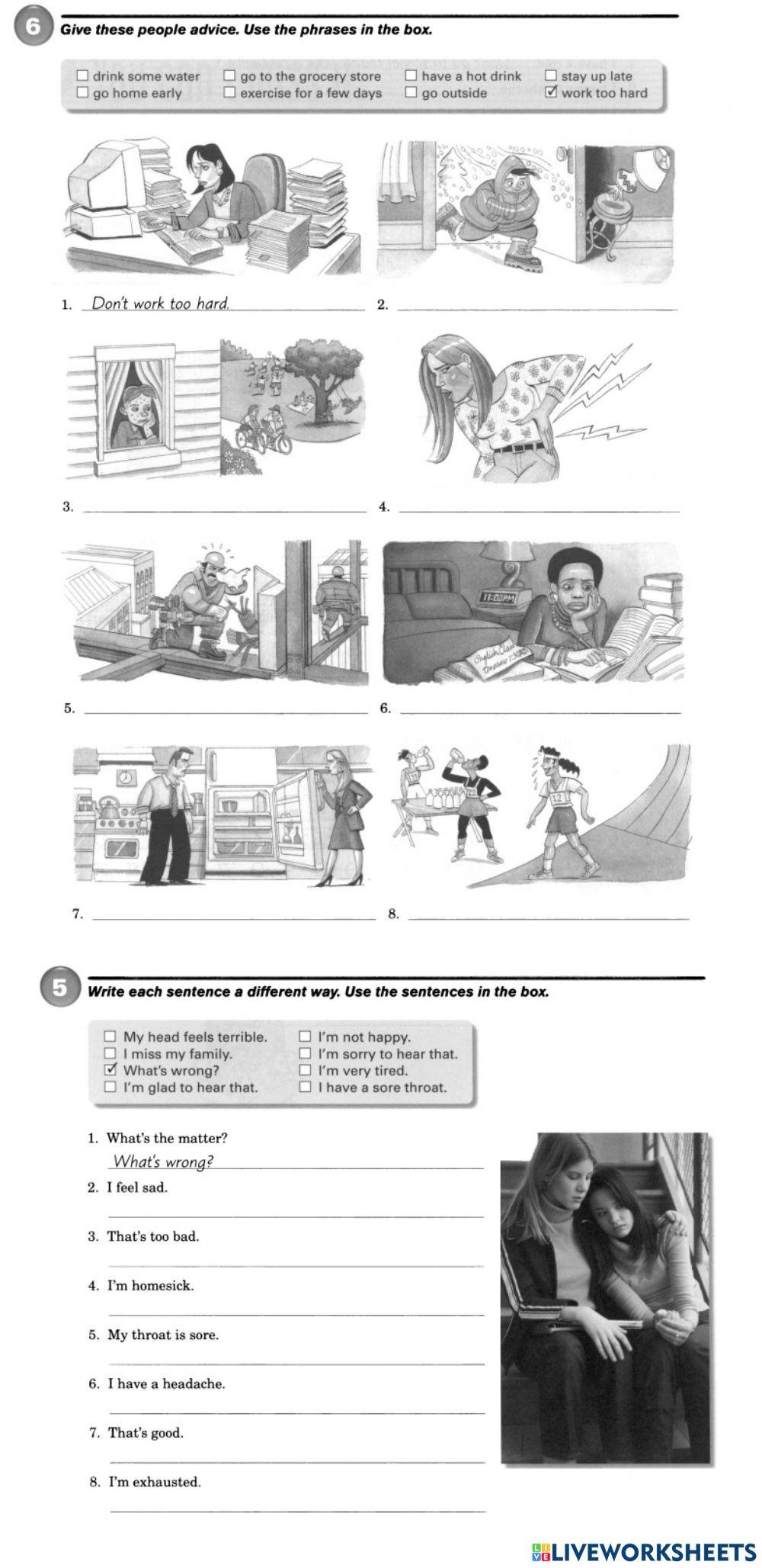 Unit 12. What's the matter