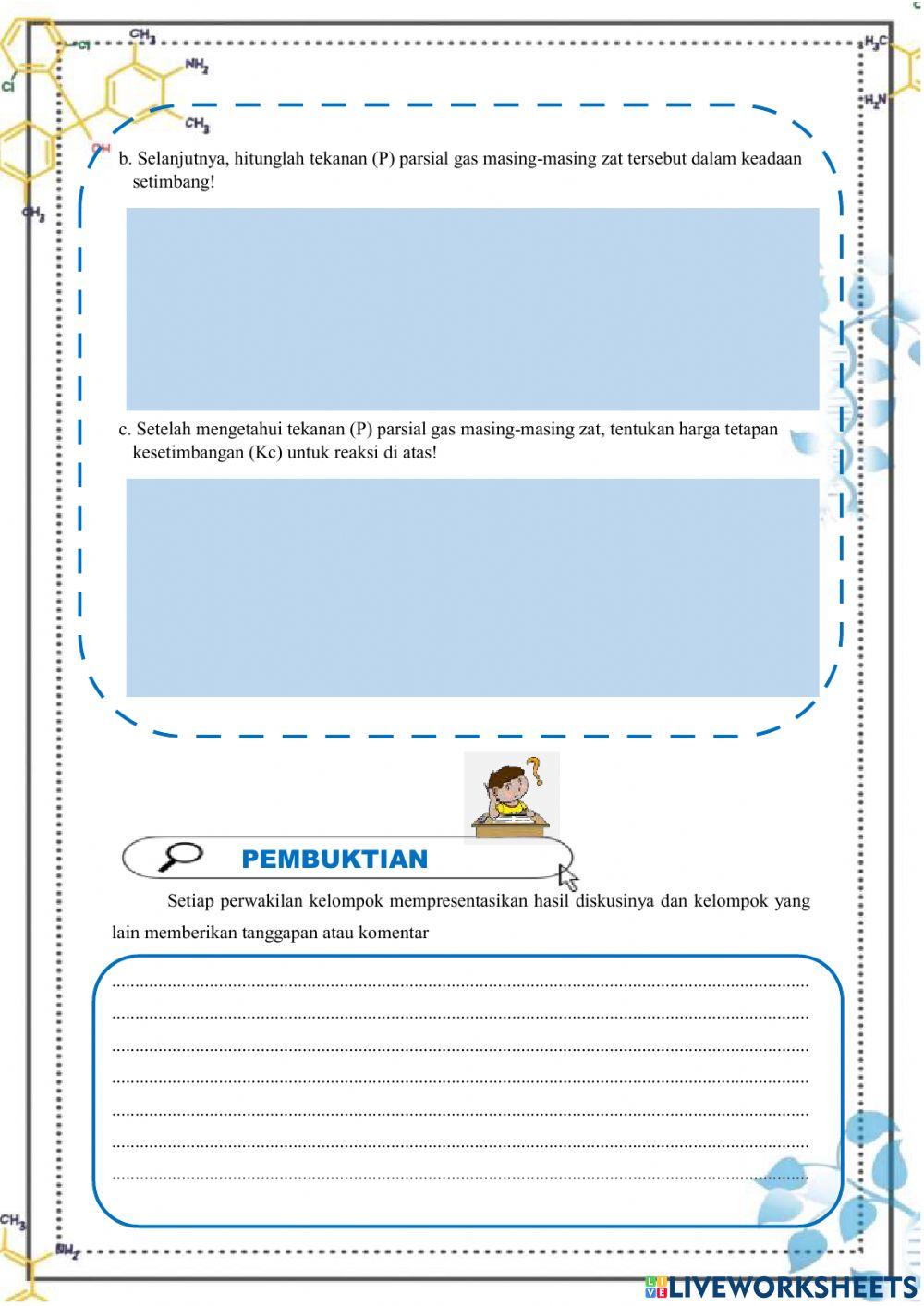 Tetapan Kesetimbangan Kimia