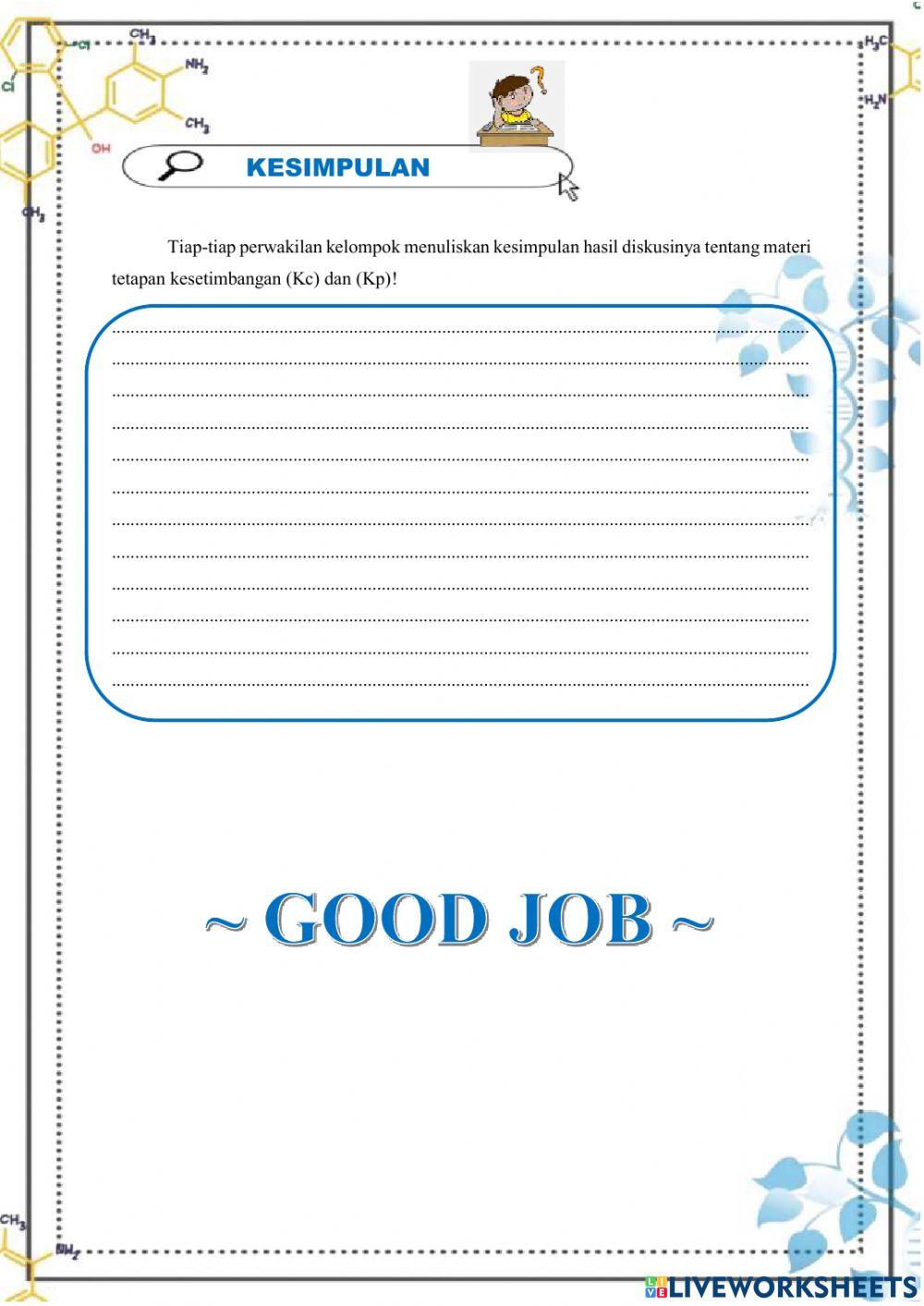 Tetapan Kesetimbangan Kimia