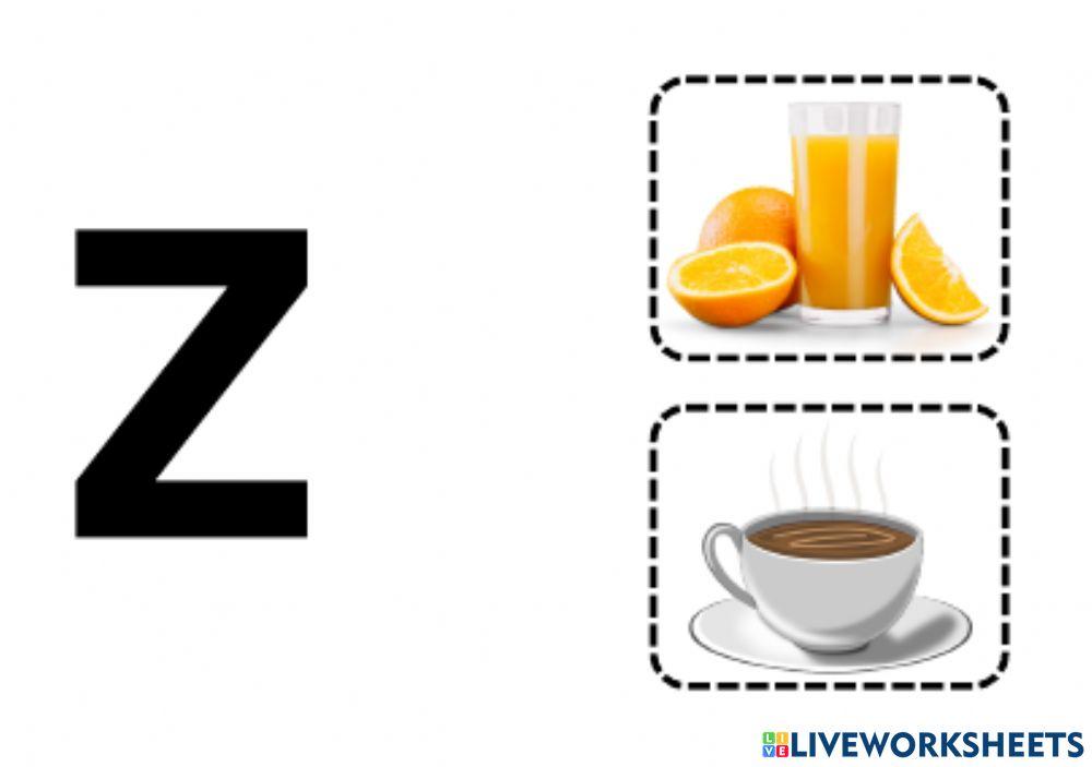 Reconocer las letras del abecedario