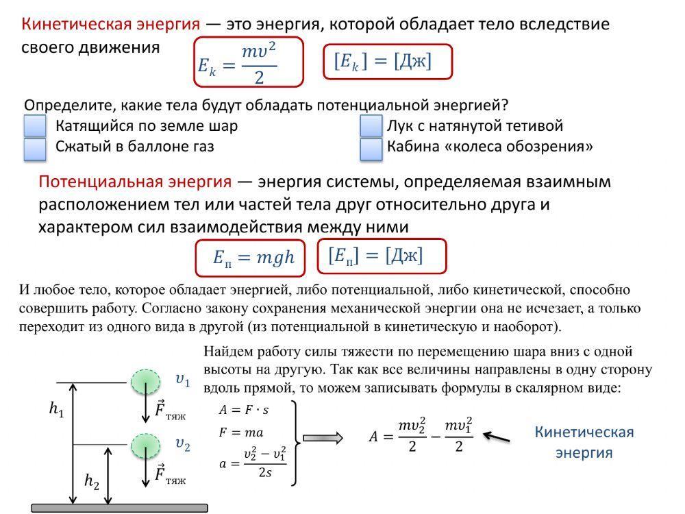 Закон сохранения полной механической энергии