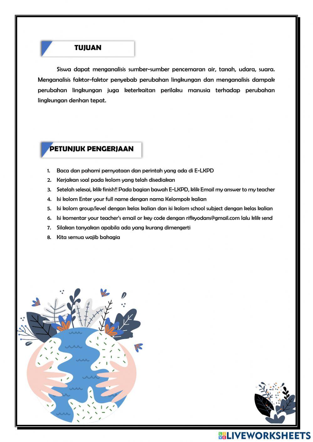 Perubahan Lingkungan I