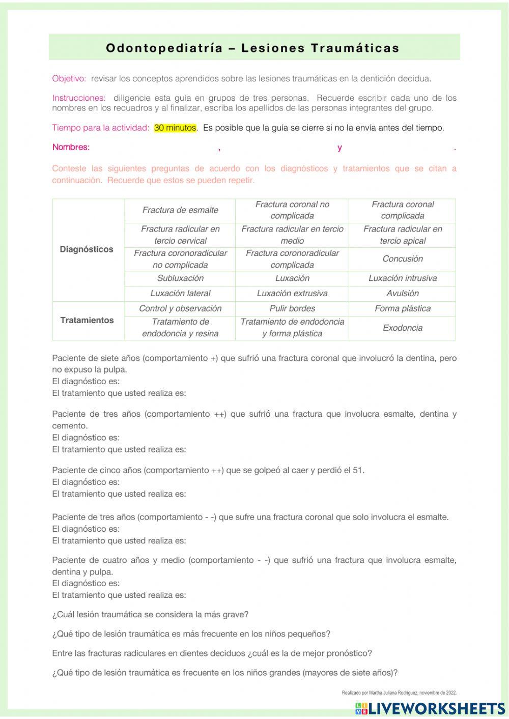 Guía 02.  OP-Lesiones Traumáticas