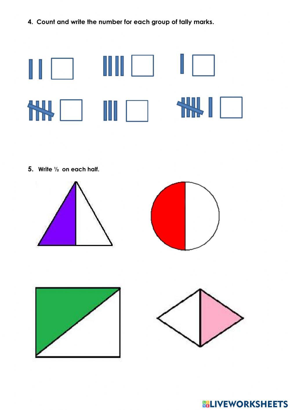 Math exam III trimestre