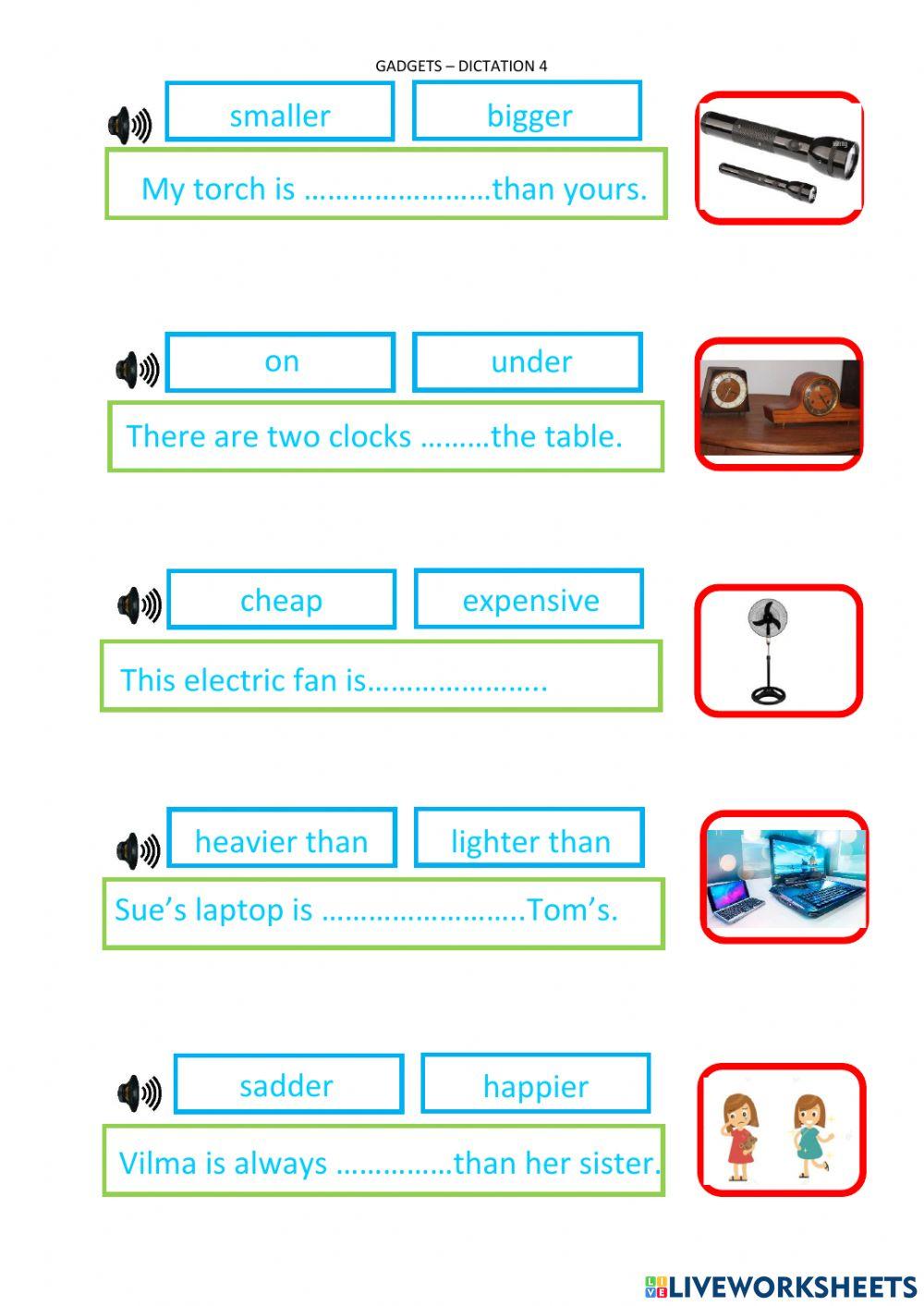 Gadgets 4 - Dictation