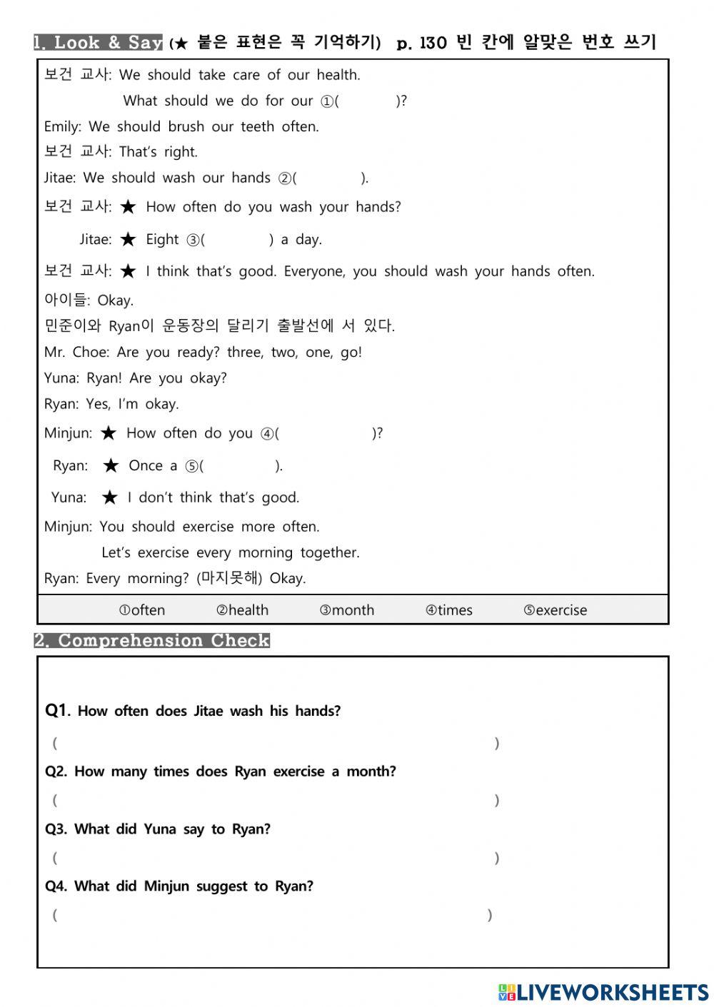 9 2 Online Exercise For Live Worksheets 9 2 Online Exercise For Live Worksheets