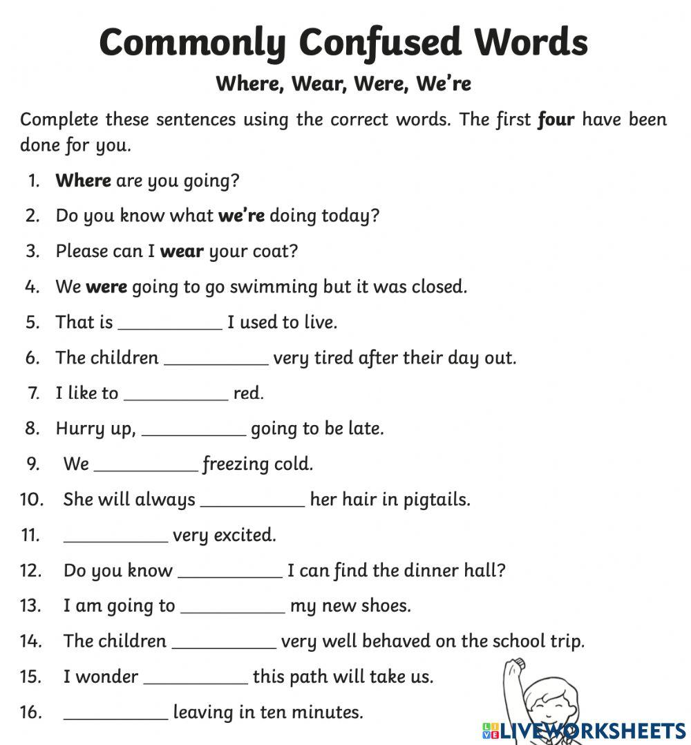 Where And Were Definition Examples
