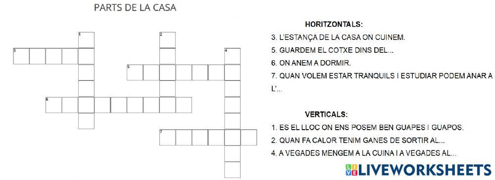 Encreuat parts de la casa