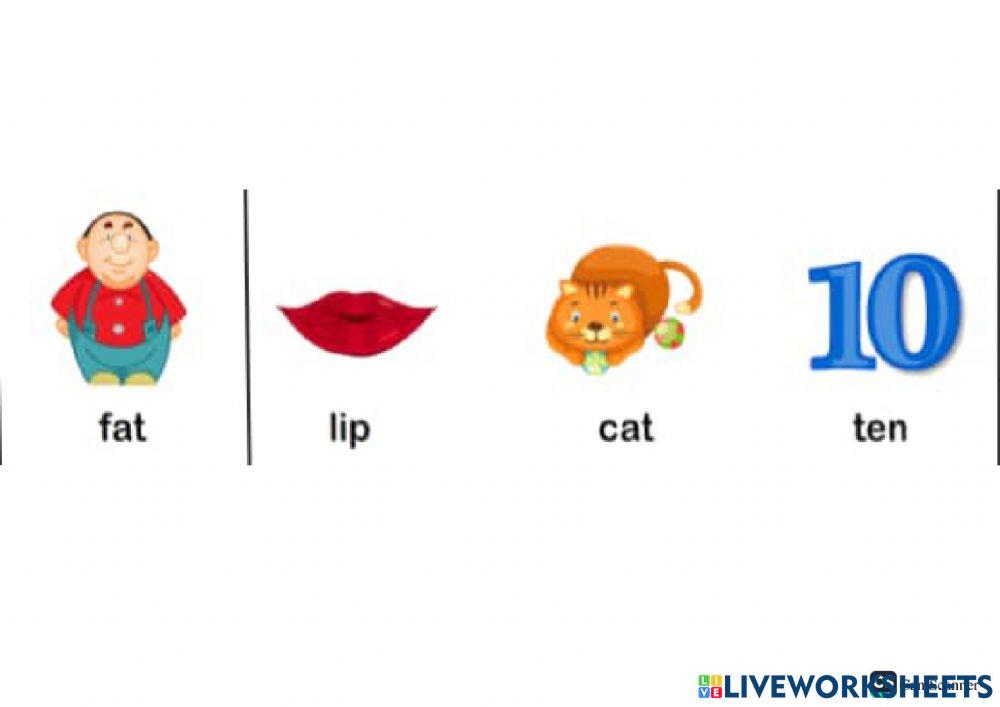 Rhyming words Rhyming words