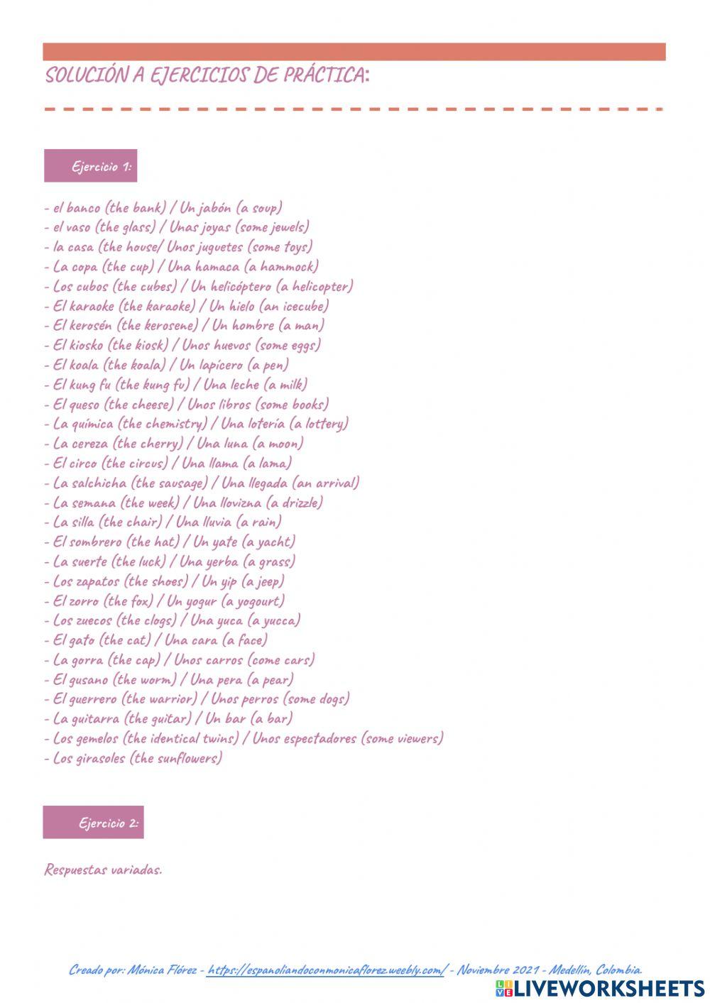 El alfabeto, los sonidos y objetos comunes