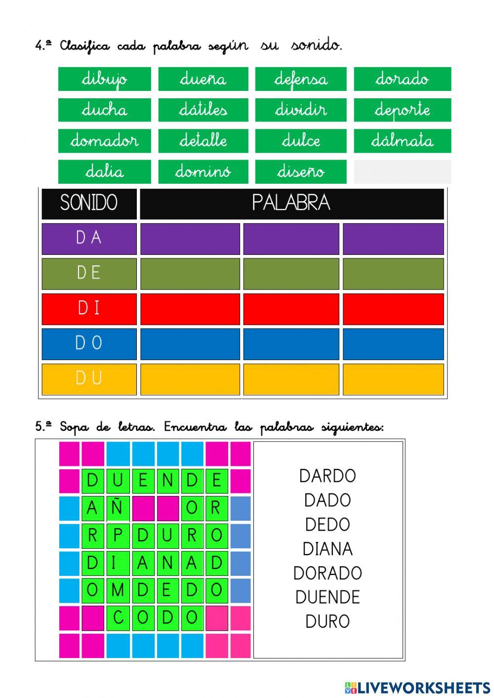 26.- ORTOGRAFÍA: la D