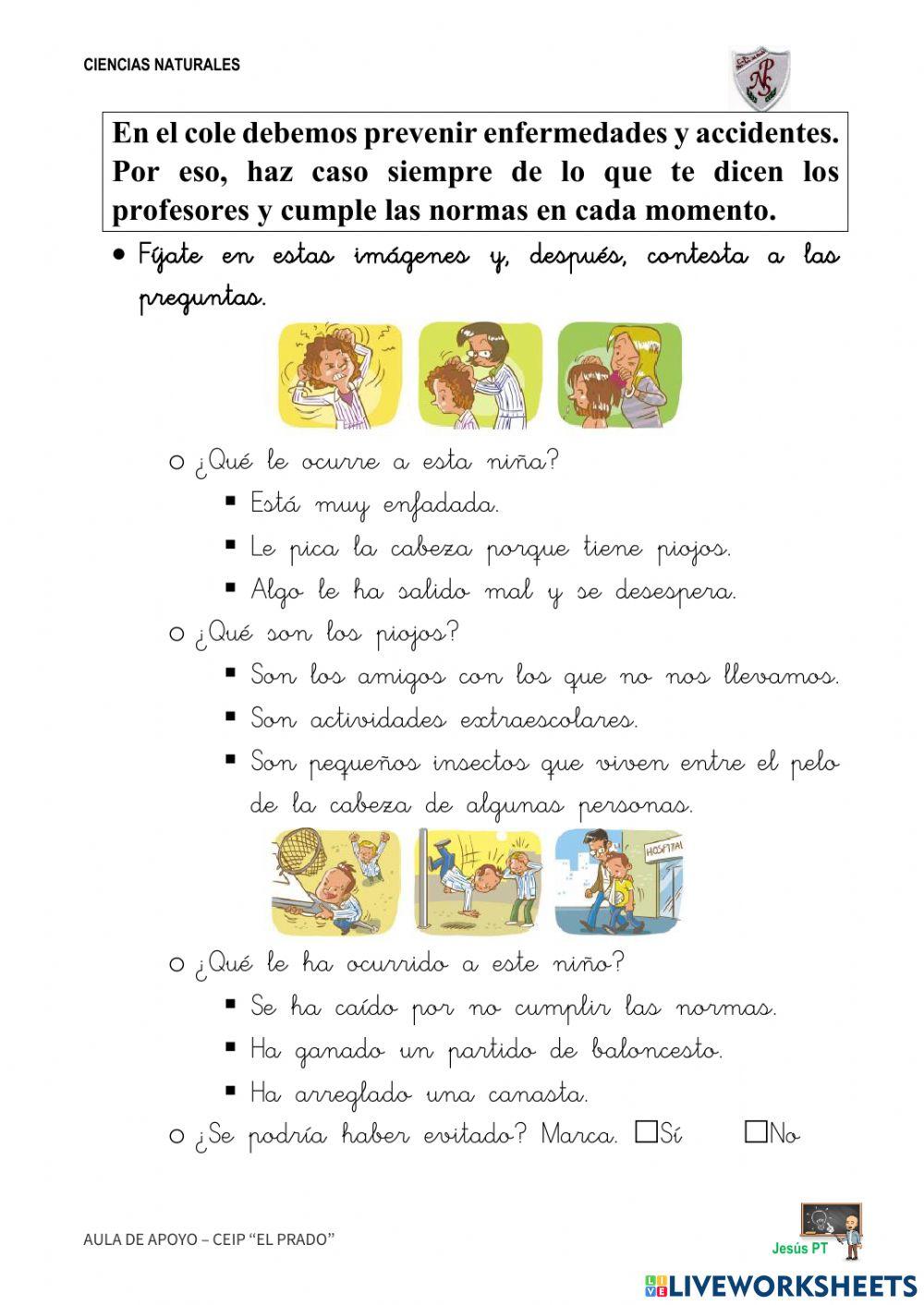 Ficha 12 Cuido mi cuerpo-1EP-Ciencias Naturales Ficha 12 Cuido mi cuerpo-1EP-Ciencias Naturales