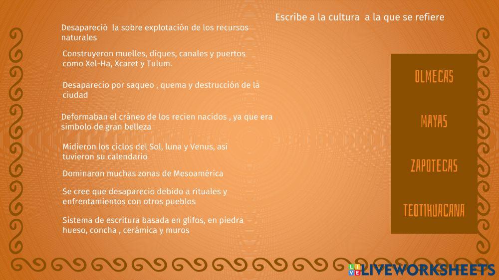 Datos interesantes olmeca maya toetihucanos zapotecos