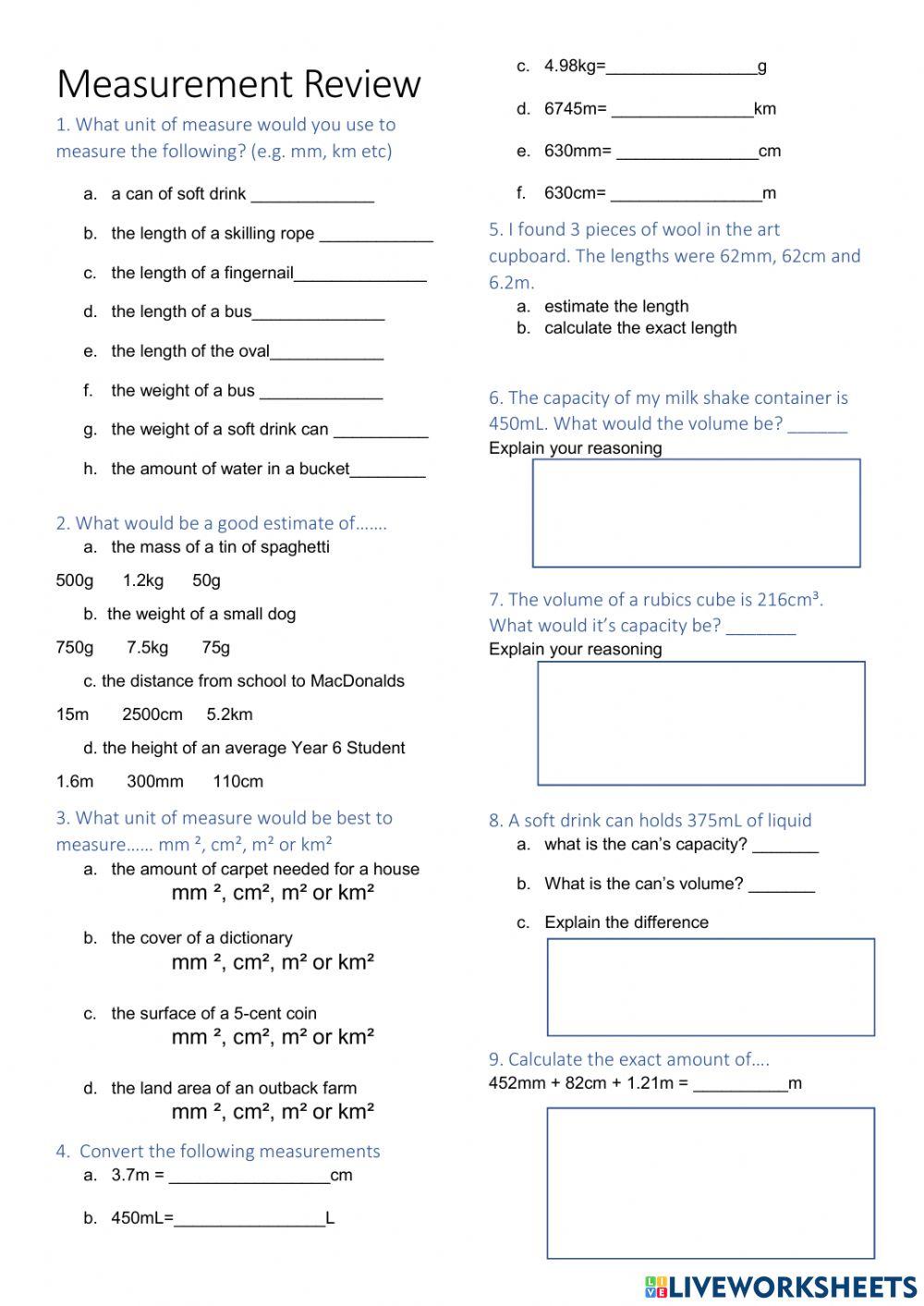 CHILL6 Measurement Review