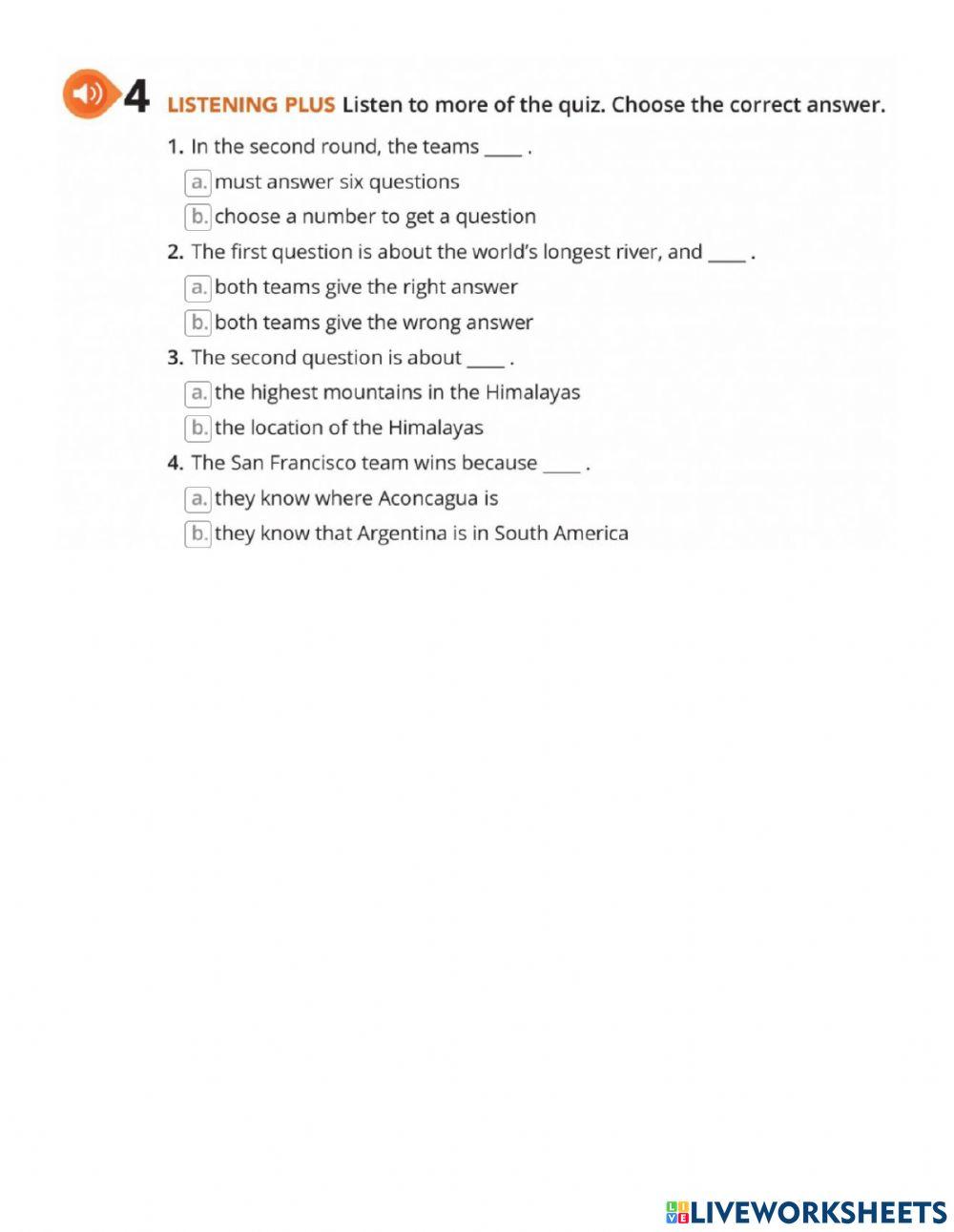 Listening superlative