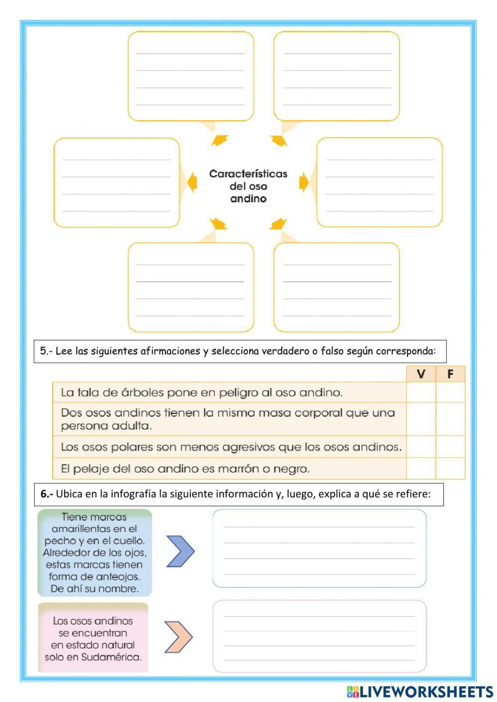 Lectura: El oso Andino