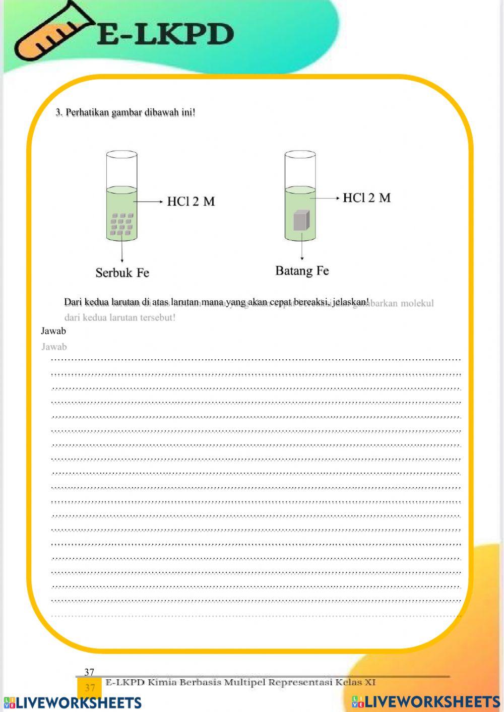 Penilaian Harian Laju Reaksi
