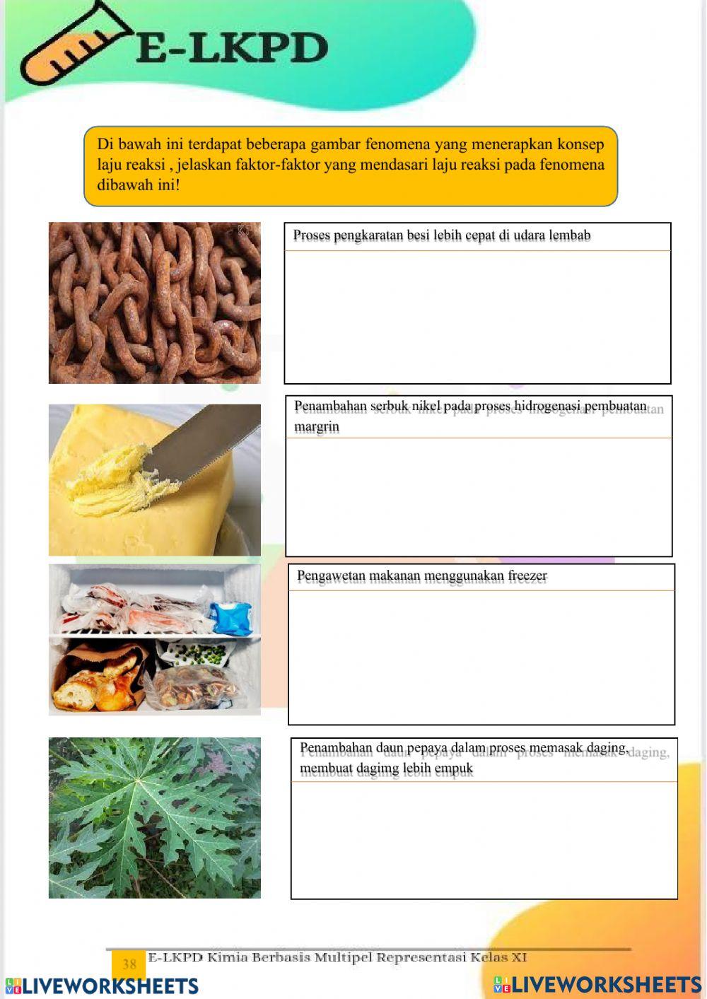 Penilaian Harian Laju Reaksi