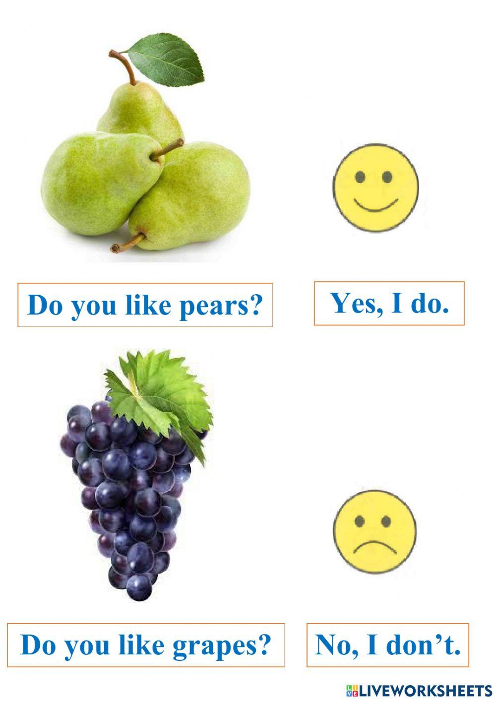 Topic fruit for kids
