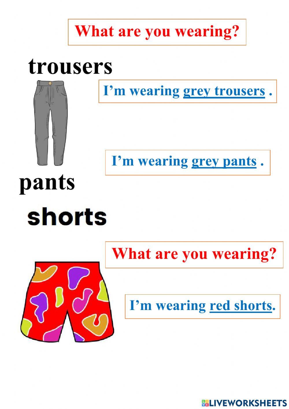 What are you wearing for grade 4-5