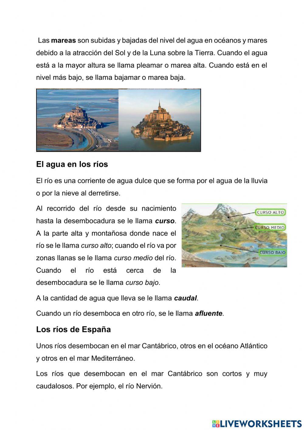 El agua en la tierra