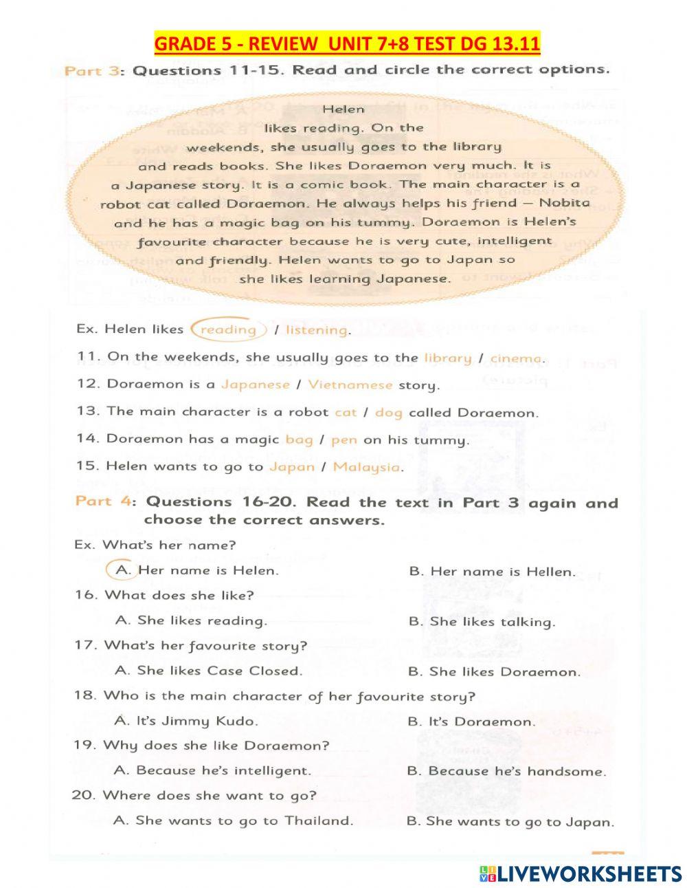 G5-review u7+8 test dg 13.11