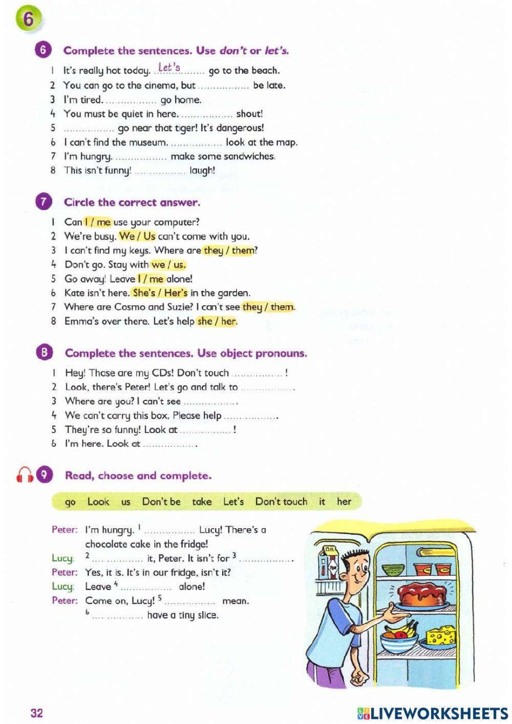 Idict 2 - Unit 4 - Lesson 8: grammar