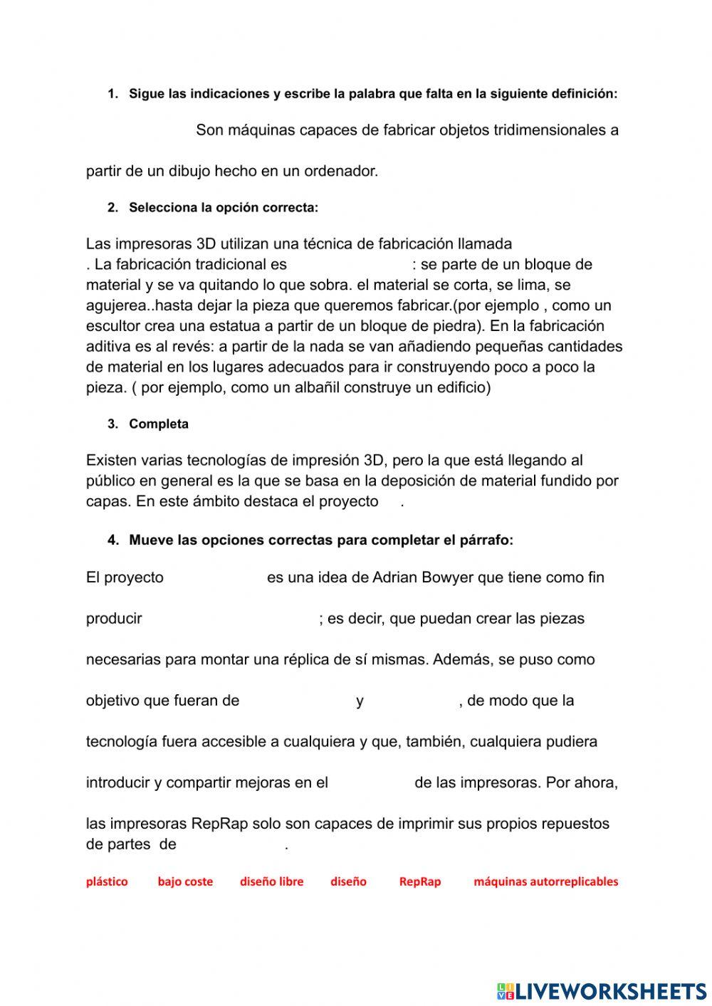 IMpresión 3D ficha 1